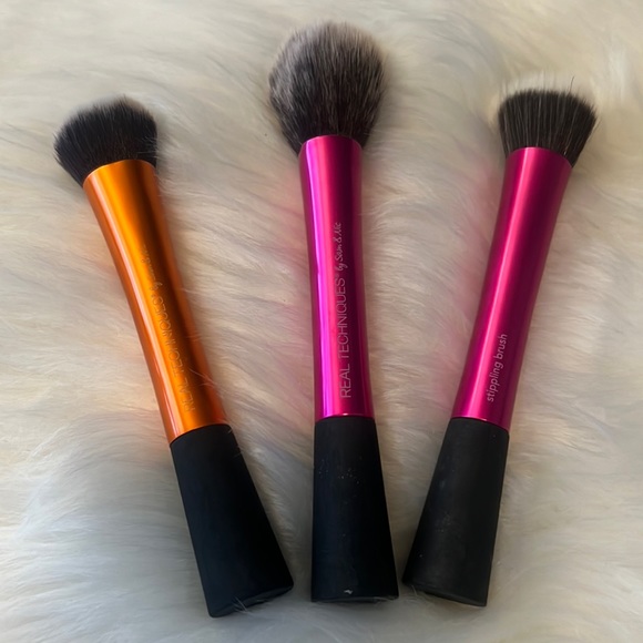 REAL TECHNIQUE 3 PIECE BASE BRUSHES - Picture 1 of 3